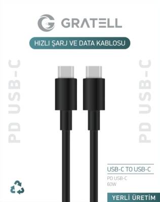 USB-C To USB-C PD 3.1 - SİYAH 1 METRE - 1