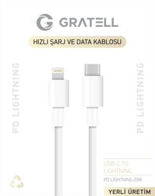 USB-C To Lightning PD 3.1 - BEYAZ 1 METRE - 1